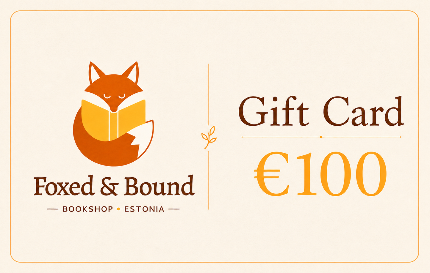 Foxed & Bound Gift Card